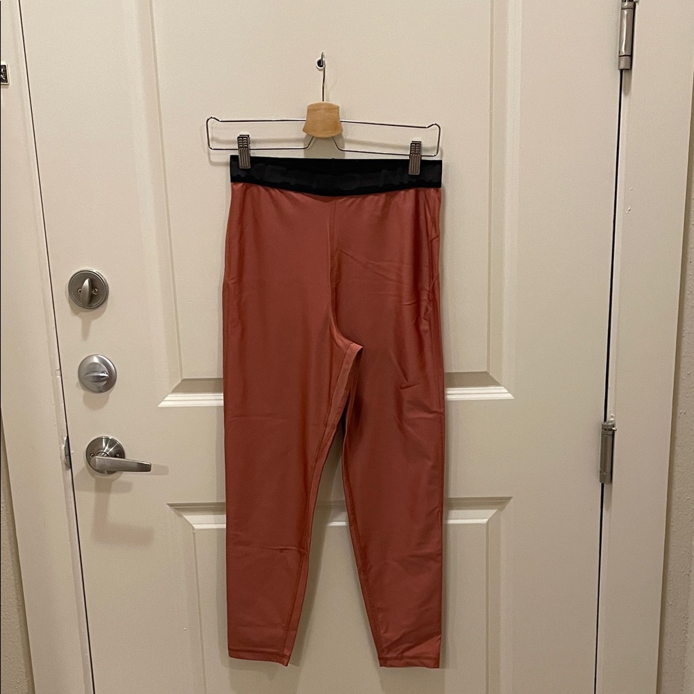 Nike Copper and Black Pro Band Track or Base LayerPants